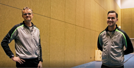 VIDEO: Arbiters Van der Terp en De Groot over voorbereiding Korfbal Leagueduel